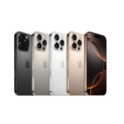 Apple iPhone 16 Pro A3293 Model 128GB/256GB/512GB/1TB Unlocked Sealed - Picture 1 of 33
