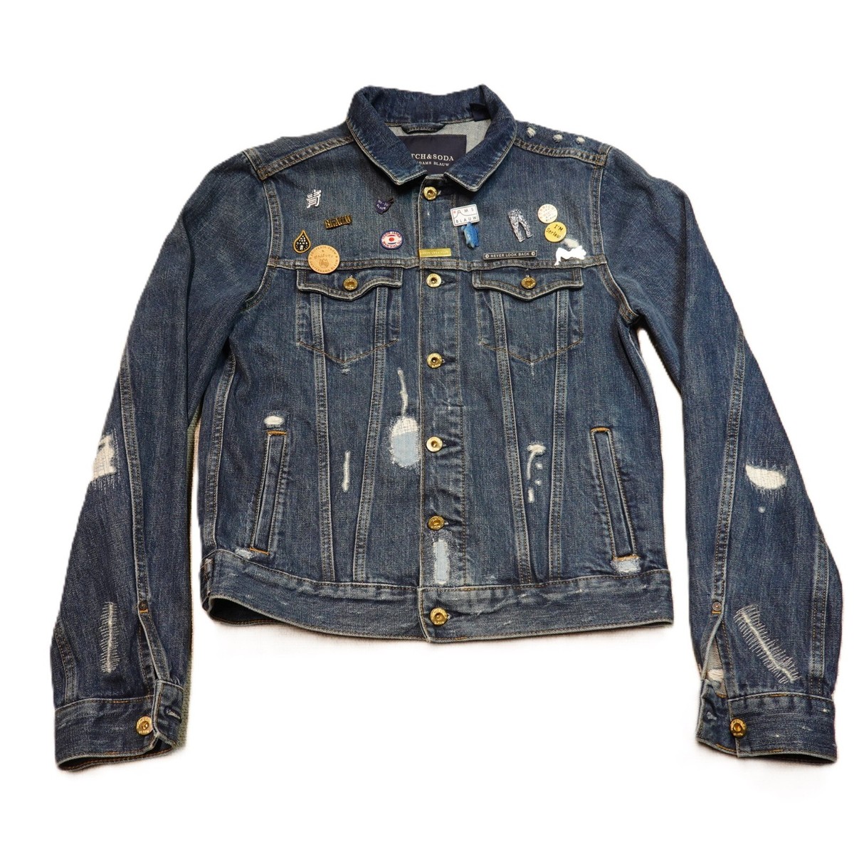 【希少】スコッチ&ソーダ　アートデニムジャケット 希少】スコッチ&ソーダ アートデニムジャケット