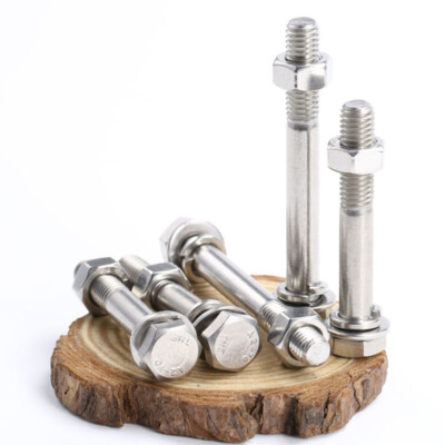 Bolt World Schrauben Kit 475-teiliges Schrauben-Set A2 Edelstahl - M3 Vollgewindebolzen, Muttern, Unterlegscheiben Komplett In Einem Kit Edelstahl Befestigungsset Rostfrei