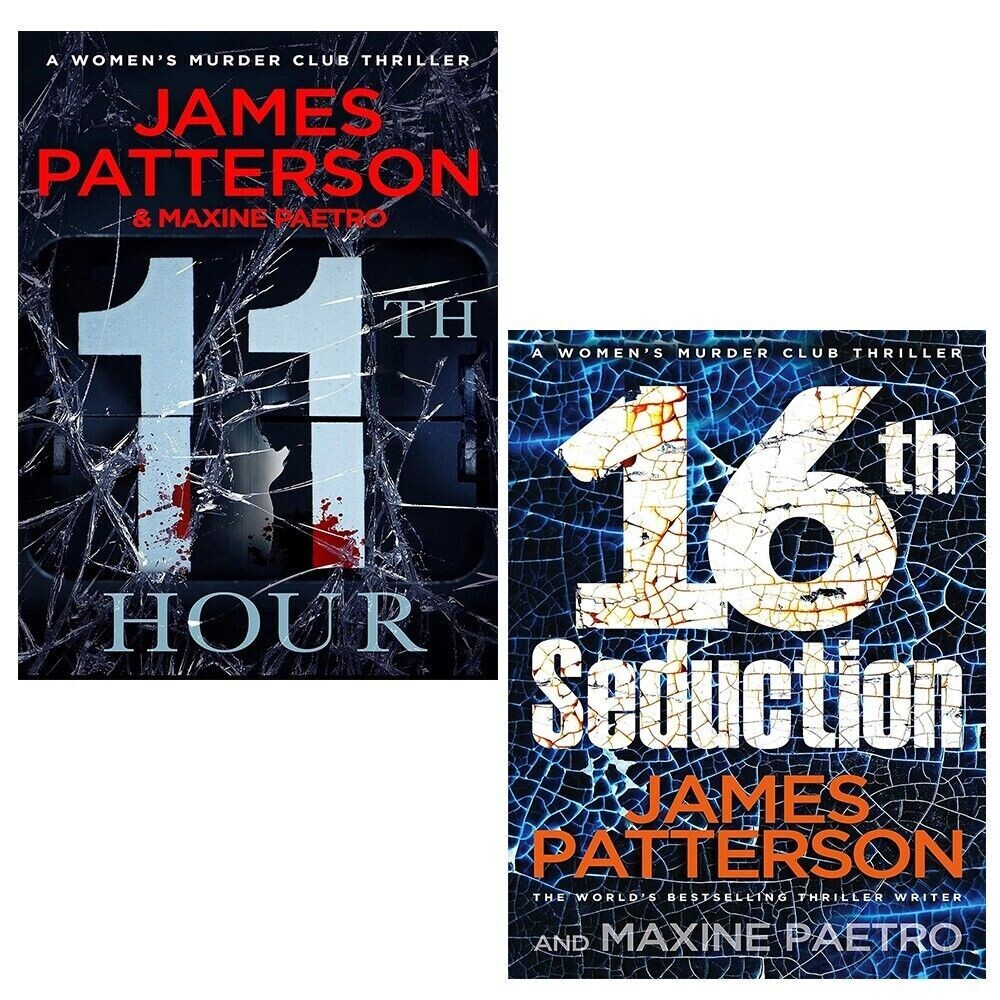 James Patterson Unisex Women Murder Club Series 2 Books Set By 16Th Seduction,11Th Hour - Image 3