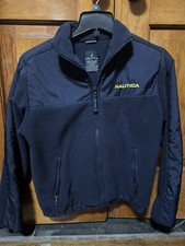 Nautica Youth Boys Fleece Jacket, Navy, Medium 10/12. Excellent 