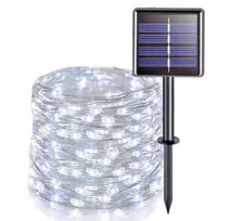 20M Solar String Light 200 LED Waterproof Copper Wire Fairy Outdoor Decor Lights
