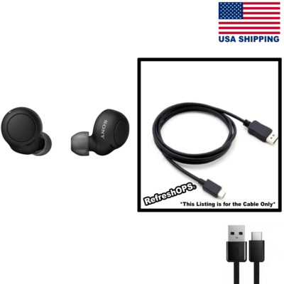 Sony WF-C500 Wireless Headphones USB Cable Transfer Cord Replacement