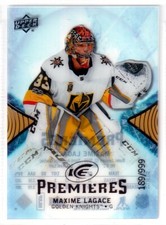  2017-18 Upper Deck Ice #139 Maxime Lagace RC /999 - Vegas Golden Knights