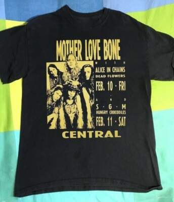 Mother Love Bone band Central Tour Unisex T-Shirt UU990