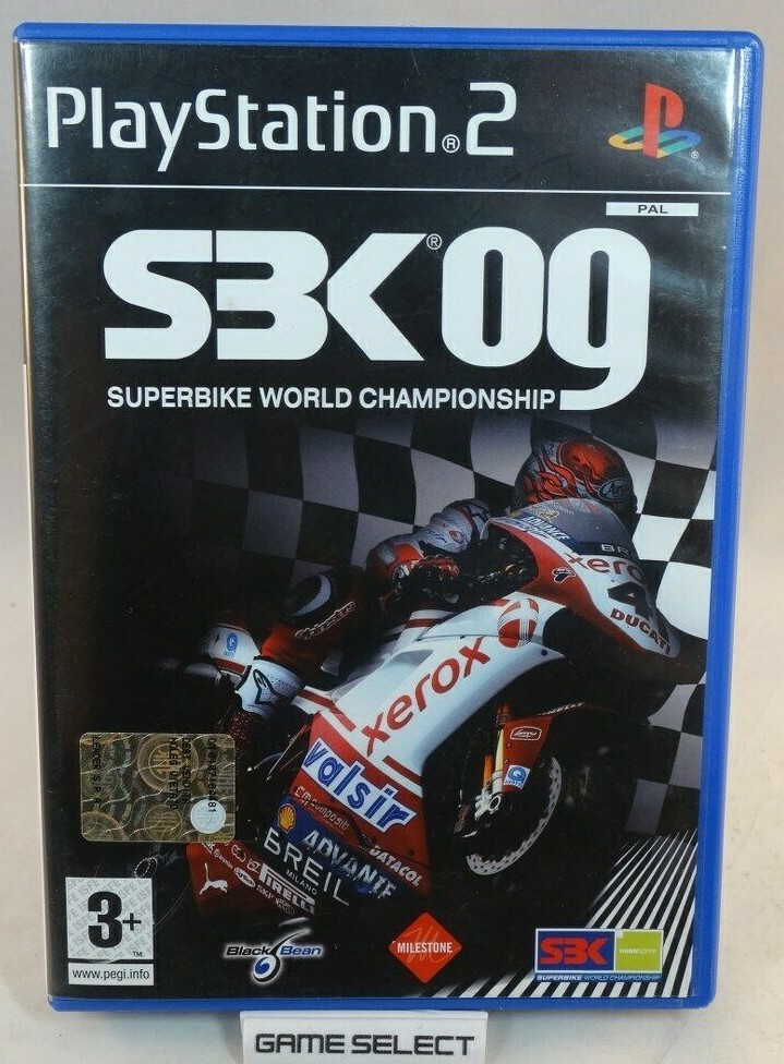 SBK 09 Superbike WORLD CHAMPIONSHIP 2009 ps2 playstation 2 pal - Complet