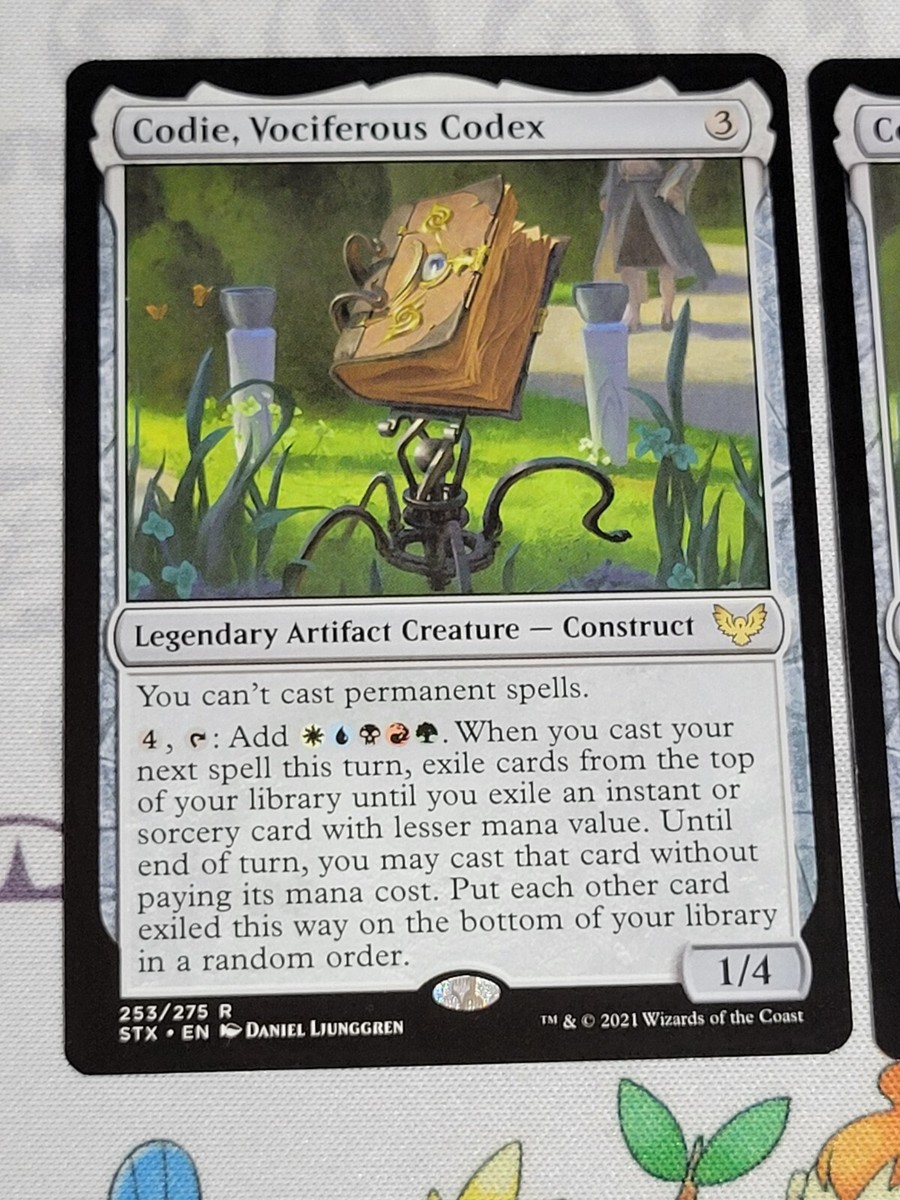 C2620 MAGIC MTG STRIXHAVEN SOM CODIE VOCIFEROUS CODEX 2X #253 RARE NM C2620 MAGIC MTG STRIXHAVEN SOM CODIE VOCIFEROUS CODEX 2X #253 RARE NM