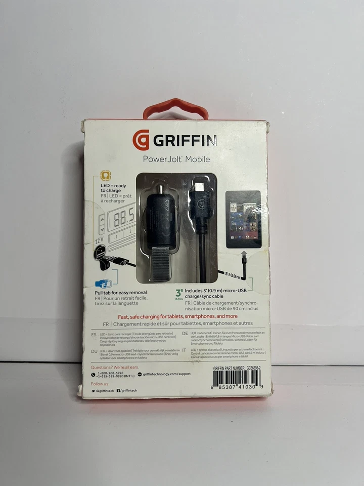 Cargador de coche ultracompacto Griffin PowerJolt Mobile 10W micro USB Foto 2 de 2