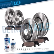 12.60'' Front Rear Disc Brake Rotors Ceramic Pads for 2015 - 2020 Ford Mustang