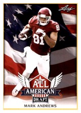 2018 Leaf Draft All American Yellow Parallel Mark Andrews Rookie RC PWE Ravens