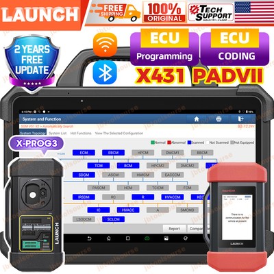 LAUNCH X431 PAD VII Elite X-PROG 3 Car Diagnostic Scanner  Programming Coding