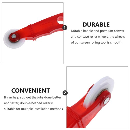 2PCS Screen Rolling Tools Spline Tool Screen Door Roller Tool Flat Spline Tool - 第 5/12 張圖片