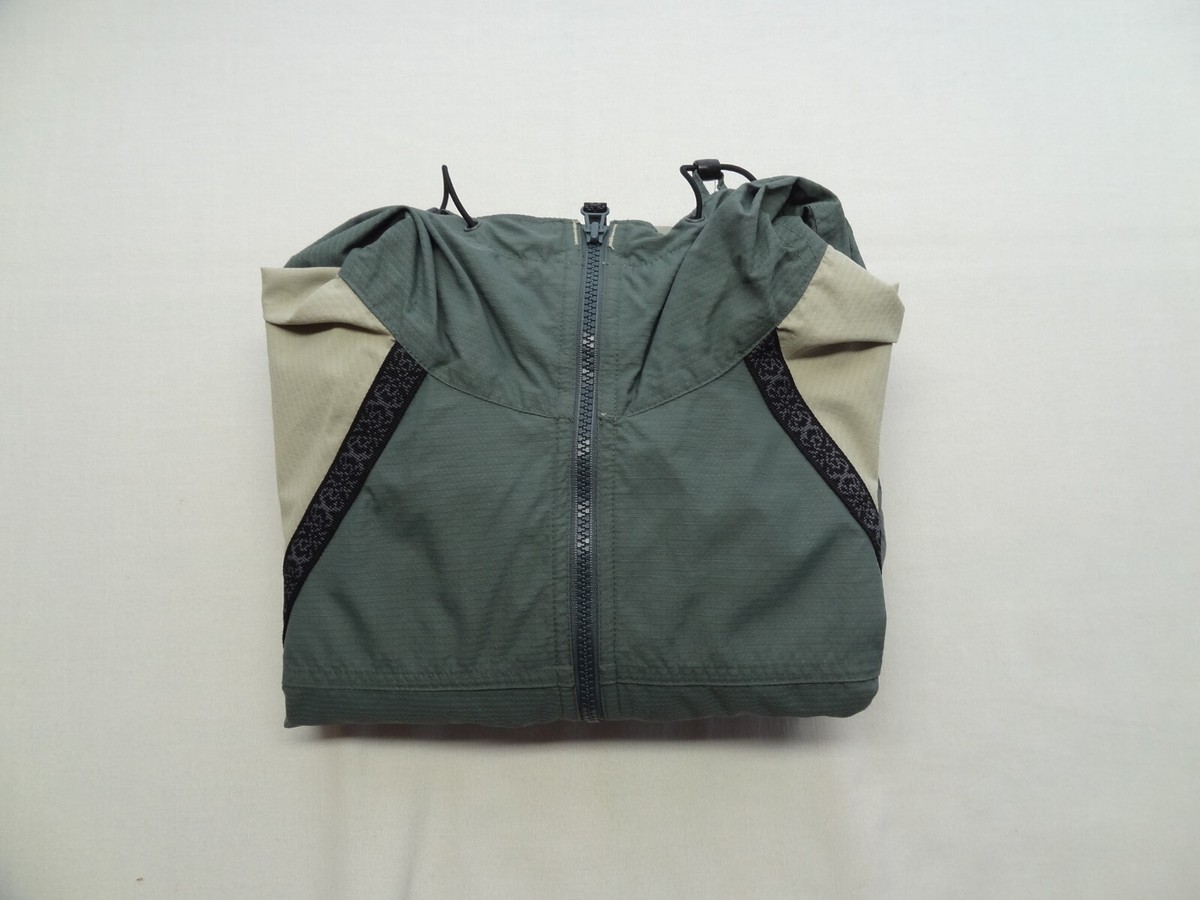 Columbia M Packable Anorak Pullover 1/2 Zip Poncho Parka Raincoat 
