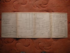 Plany modelarza aerodynamicznego latania Punt i Bleriot, skala kanardowa i profilowa