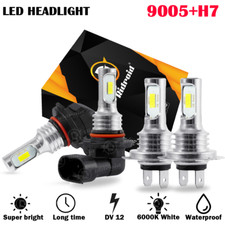 For Mazda 3 2004-2008 2009 4x Highlow Beam Led Headlight Bulbs 6000k Combo Kit