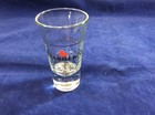 Bacardi Black Advertising Shot Glass 3.5" Tall Fluted Shooter — photo 4