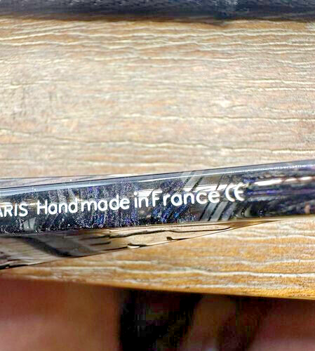 Face A Face Paris Gloss Eyeglasses Frames 1 915 Black Marble Netting 49-16 - Picture 11 of 14