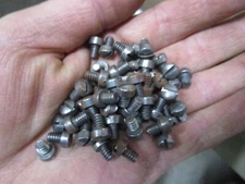 50 NOS 10-24 X 1/4" Fillister Head Slotted Steel Machine Screw Gunsmith Gun
