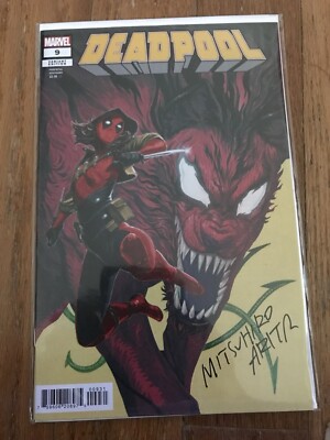 DEADPOOL #9 Variant SIGNED POKEMON ARTIST MITSUHIRO ARITA Pikachu Charizard