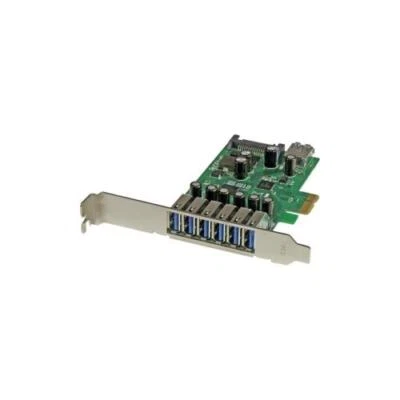 PEXUSB3S7 Startech 7-Port PCI Express USB 3.0 Tarjeta Estándar & Perfil Bajo Con - Imagen 1 de 2