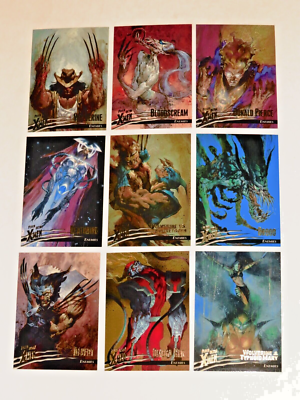 1996 FLEER ULTRA X-MEN WOLVERINE 100 BASE CARD SET MARVEL