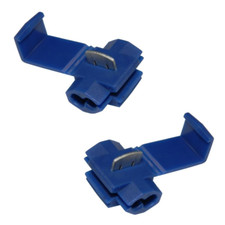 100 Abzweigverbinder Stromdieb Klemmverbinder Schnellverbinder blau 1,5-2,5mm&sup2;