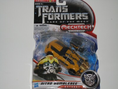 2010 TRANSFORMERS DARK OF THE MOON : MECHTECH - NITRO BUMBLEBEE FIGURE