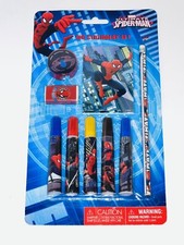 Spiderman 9 Piece Stationery School Set