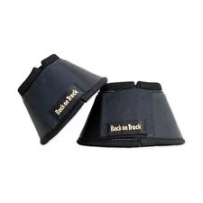 BACK ON TRACK Durable Shock-Absorbing Classic Design Black Bell Boots - Sizes
