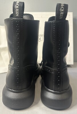 Alexander McQueen Hybrid Brogue Lace Up Boots US 8 EU 41 Mens Black $990 Alexander McQueen Hybrid Brogue Boot Black Men main image 3