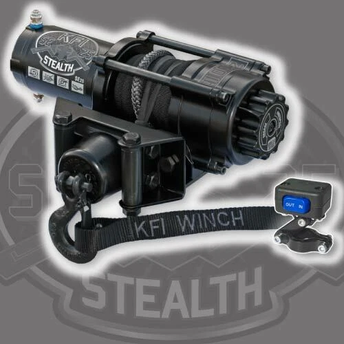 Kit de montaje de cabrestante KFI 2500lb STEALTH '02-'07 Suzuki Eiger 400 2x4 / 4x4 sintético Foto 2 de 4