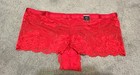 Torrid Red Lace Sheer Bralette + Matching Cheeky underwear, both size 2, nwt — photo 9