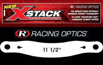 Racing Optics 10203C Laminated Tear Off Simpson Matrix Jr Shark HJC Clear