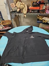 Walt Disney World Castle Hoodie Womens 2XL Black Glitter