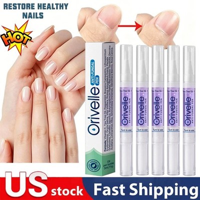 5PCS Anti Fungal Pen Intensive Treatment Toenail Fungus Foot Nail Repair Oil Pro