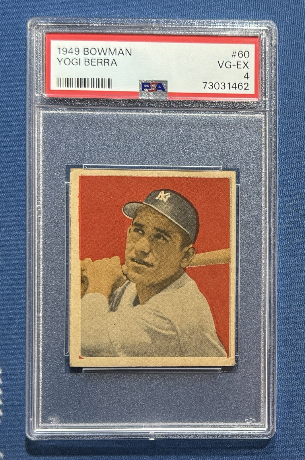 1949 Bowman Yogi Berra PSA 4 Yankees #60