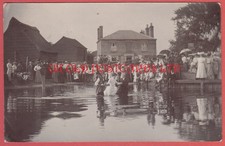 Suffolk - WEST ROW, Freilufttaufe im Fluss, E...
