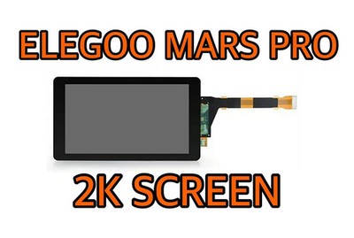 ELEGOO 5,5 Zoll 2K LCD für MARS Pro 3D Drucker mit 2560x1440 Auflösung