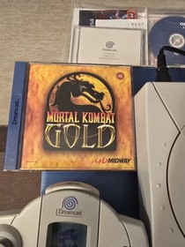 Sega Dreamcast Console Boxed Bundle &ndash; VMU Controller &ndash; Mortal Kombat Gold &ndash;...