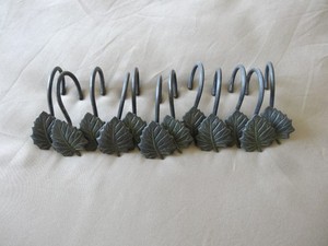 Leaf Shower Curtain Hooks
