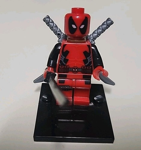 Authentic Deadpool LEGO Mini Figure, Comes With Swords - Picture 1 of 3