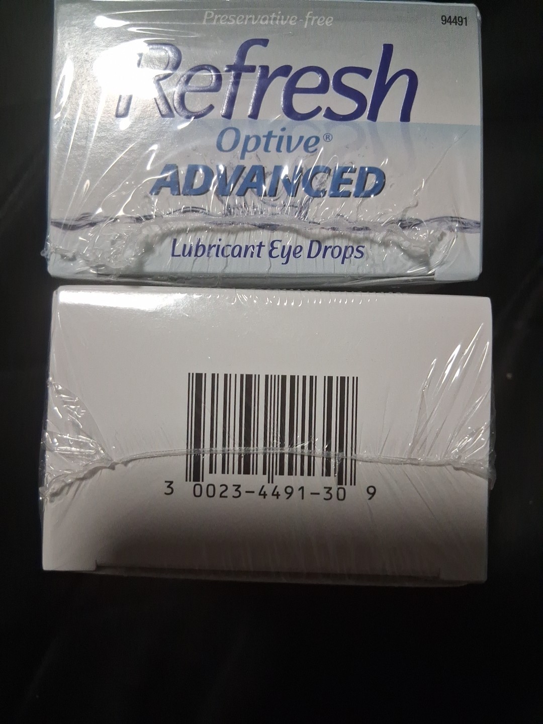 Refresh Optive Advanced Lubricant Eye Drops Triple Action Relief 30 ct