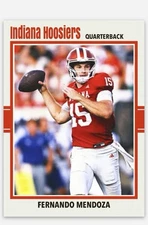 Fernando Mendoza Novelty Football Card! Indiana Hoosiers!