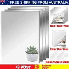 Non Glass Mirror Flexible Mirror Sheets Self-Adhesive Plastic Mirror Tiles New