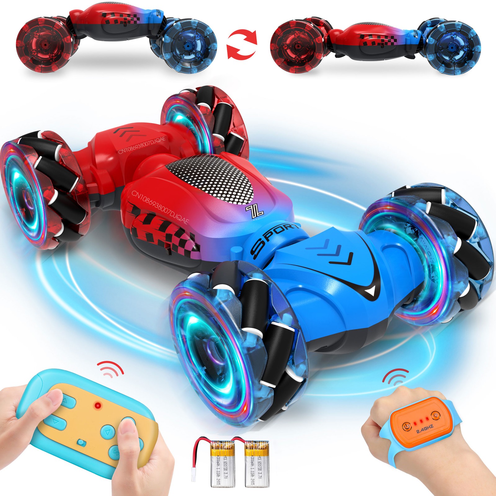Hand Gesture 360&deg; Sensing Off-road Remote Control Twist Car Toy