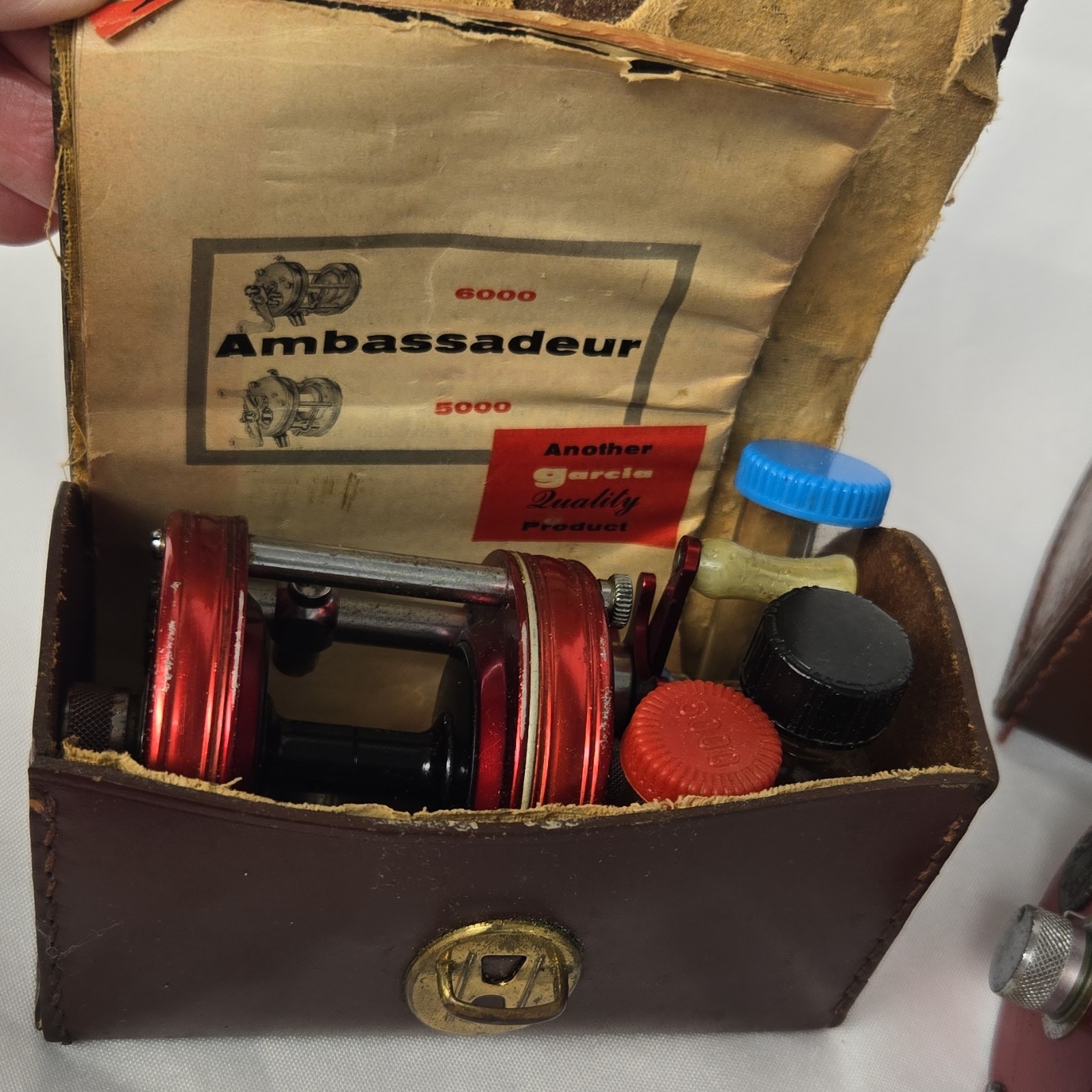Garcia ABU Ambassadeur 5000 Vintage Casting Fishing Reel with Case & Accessories