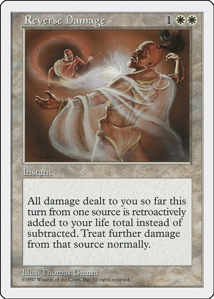 Reverse Damage #35 (HP) Fifth Edition (5ED) MTG