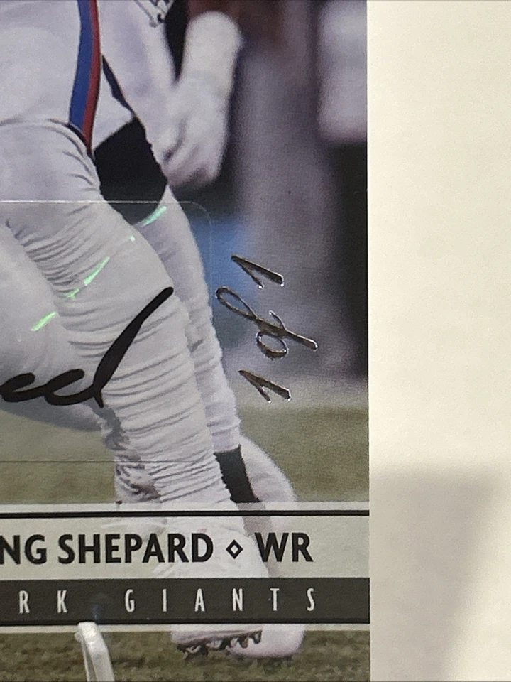 2018 Panini - Sterling Shepard autógrafo 1/1 #213 Foto 3 de 4