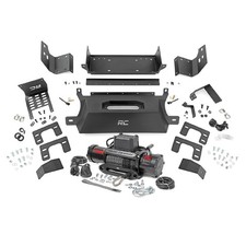 Rough Country Pro9500s Front Hidden Winch Bumper Mount For Ford Bronco 51058 Rough Country Pro9500s Front Hidden Winch Bumper Mount For Ford Bronco 51058