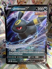Carta Pokemon Umbreon V SWSH203 2022 Stella Nera Spada e Scudo Promo Holofoil